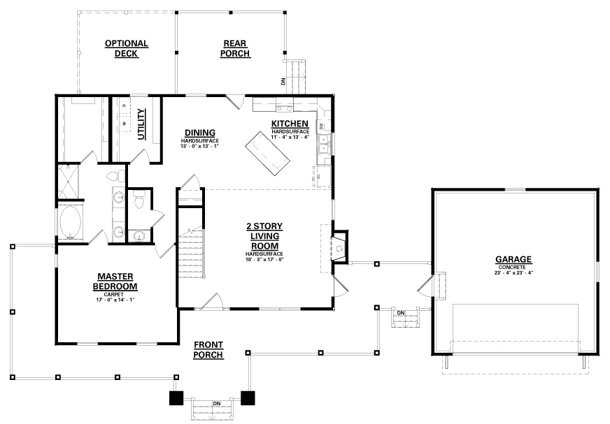 Americas Home Place - The Hickory Ridge IV A Plan