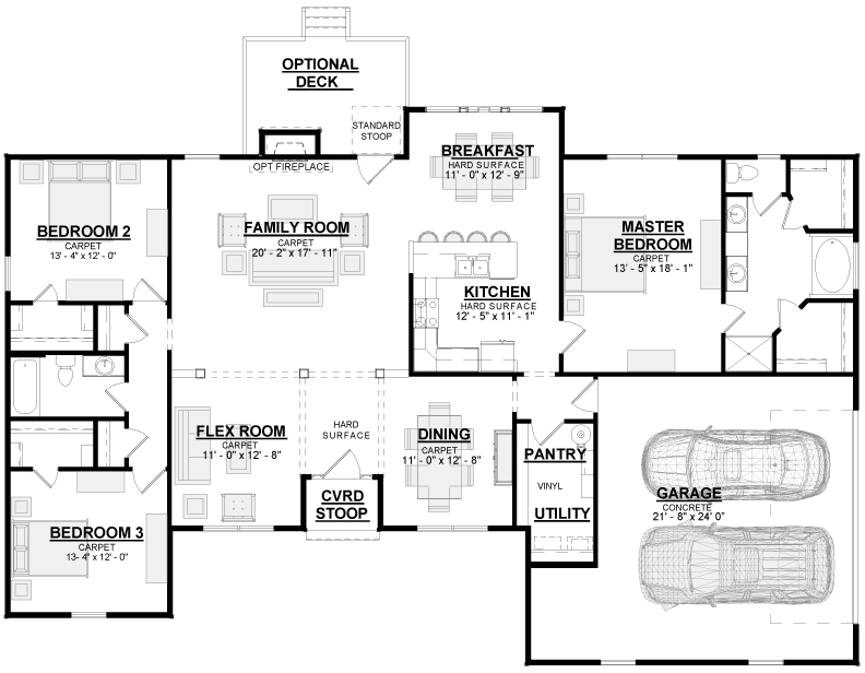 House Plans With Finished Basement